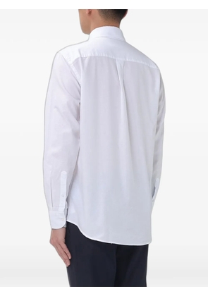 BROOKSFIELD embroidered poplin shirt - White