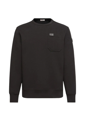 Moncler chest-pocket sweatshirt - Black