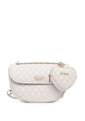 GUESS USA Atabey logo-detail crossbody bag - Neutrals