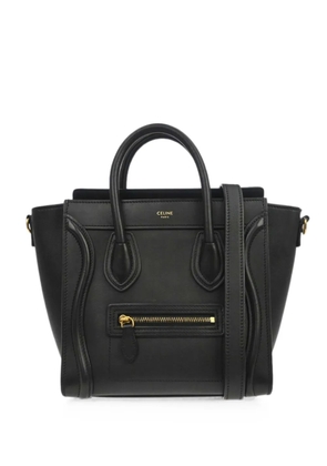 Celine Pre-Owned 2019 nano Luggage two-way handbag - Black