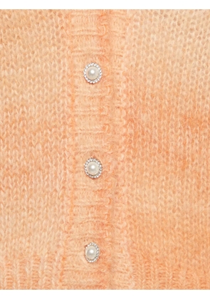 Maje button-down V-neck cardigan - Orange