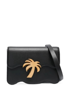 Palm Angels mini Palm Tree logo-plaque crossbody bag - Black