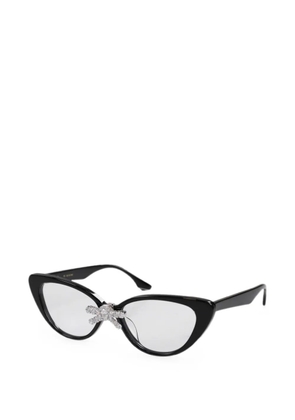 YVMIN x Shushutong bow-detail glasses - Black