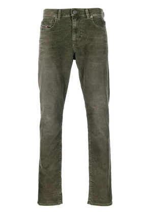 Diesel corduroy tapered leg trousers - Green
