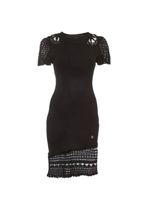 Roberto Cavalli Vintage short-sleeves mini dress - Black