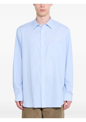 ssstein oversized placket shirt - Blue