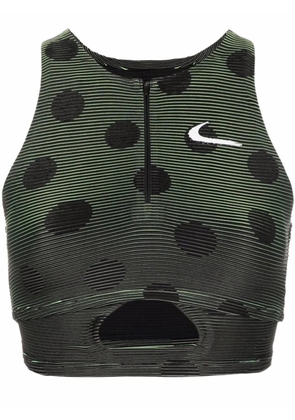 Nike X Off-White polka-dot print performance top - Green