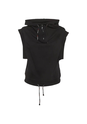 Roberto Cavalli Vintage sleeveless hoodie - Black