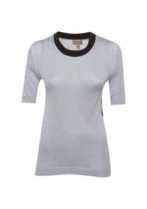 Burberry Pre-Owned crew-neck short-sleeve T-shirt - Blue