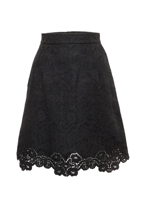 Dolce & Gabbana Pre-Owned A-line jacquard mini skirt - Black