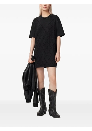 AllSaints Darcey bead-embellished mini dress - Black
