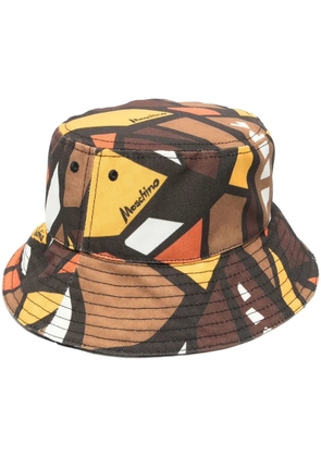 Moschino graphic print bucket hat - Brown