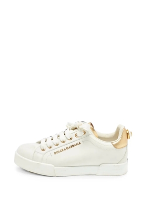 Dolce & Gabbana Pre-Owned Portofino low-top sneakers - White
