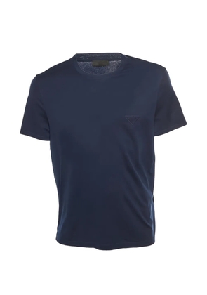 Prada Pre-Owned logo-detail T-shirt - Blue