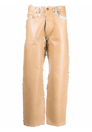 Diesel 2010-FS1 distressed jeans - Brown