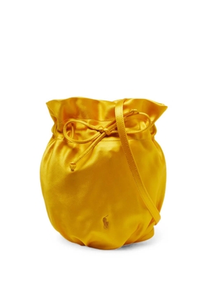 Polo Ralph Lauren Vintage bow-detail bucket bag - Yellow