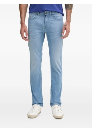 Karl Lagerfeld logo-patch straight-leg jeans - Blue