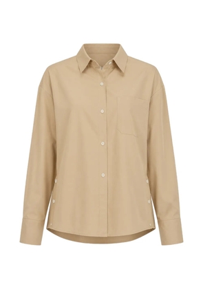 Arlo Mott Watts side-button shirt - Neutrals