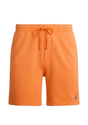 Polo Ralph Lauren French Terry logo-embroidered drawstring shorts - Orange