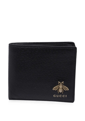 Gucci Pre-Owned Bee Logo bi-fold wallet - Black