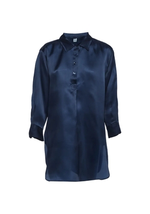 TOTEME silk organza tunic - Blue