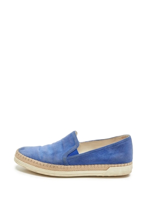 Tod's Vintage slip-on espadrille sneakers - Blue