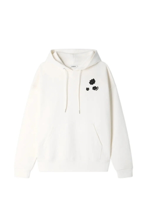 SANDRO floral-print hoodie - Neutrals