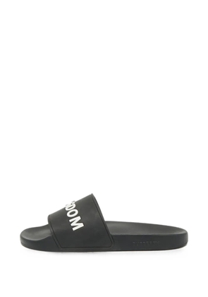 Burberry Pre-Owned embossed slides - Black