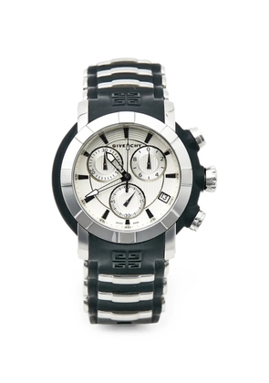 Givenchy Pre-Owned logo-print 48mm watch - White