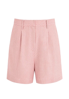 TWP Henry St pinstripe shorts - Red