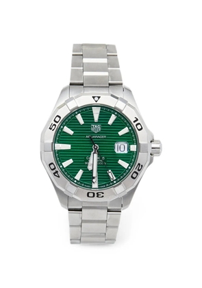 TAG Heuer Pre-Owned Aquaracer Way2015 43mm watch - Green
