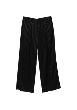 Ann Demeulemeester Botel striped trousers - Black