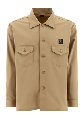 SOUTH2 WEST8 patch-pocket button-down shirt - Neutrals