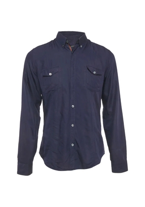 Gucci Pre-Owned button-down flap-pocket shirt - Blue
