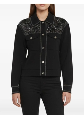Maje rhinestone-embellished cardigan - Black