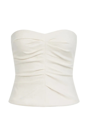 The Sei pleated bustier top - Neutrals