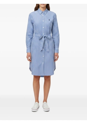 Polo Ralph Lauren Vintage striped belted midi dress - Blue