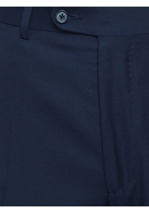 Carolina Herrera Vintage gabardine regular-fit trousers - Blue