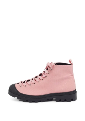 Loewe Pre-Owned canvas ankle boots - Pink