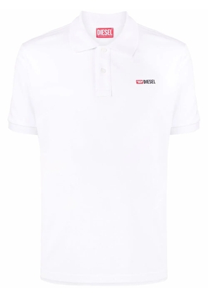 Diesel T-Smith-Div cotton polo shirt - White