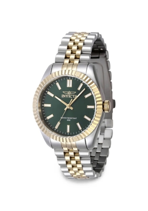 Invicta Specialty 36mm fluted bezel watch - Green