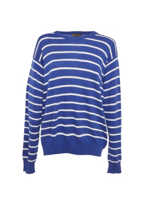 Loro Piana Pre-Owned striped sweater - Blue