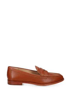 Lauren Ralph Lauren leather penny loafers - Brown