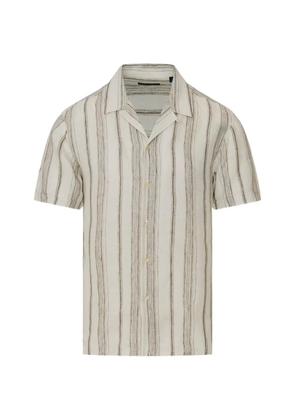 Pya striped short-sleeve shirt - Neutrals