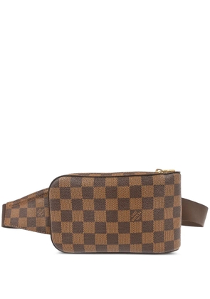 Louis Vuitton Pre-Owned 2009 Geronimos Damier Ebene belt bag - Brown
