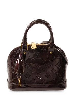 Louis Vuitton Pre-Owned Alma BB Monogram Vernis tote bag - Brown