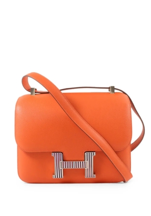 Hermès Pre-Owned 2018 Constance 24 Evercolor shoulder bag - Orange