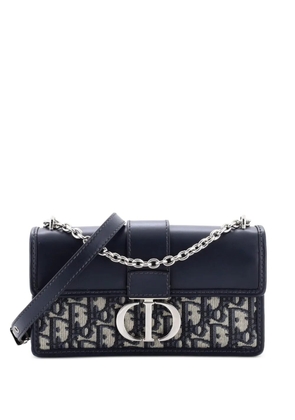 Christian Dior Pre-Owned 30 Montaigne Chain Flap Bag Oblique Canvas East West shoulder bag - Blue
