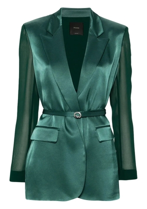 PINKO satin blazer - Green