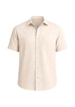 Vince short-sleeved button-down shirt - White